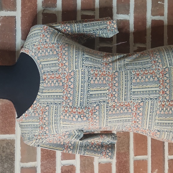 NWT LulaRoe fitted jersey dress, size XS - Picture 2 of 8